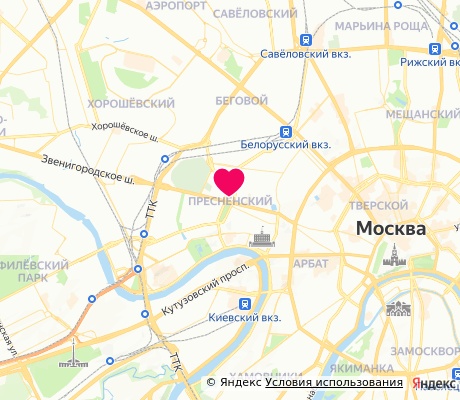 На карте