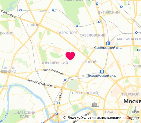 На карте