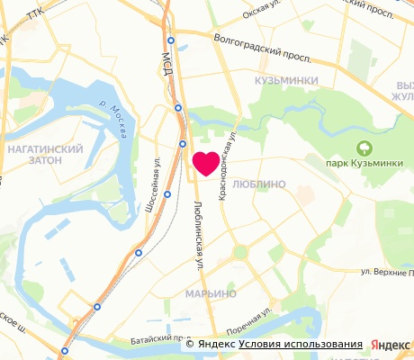На карте