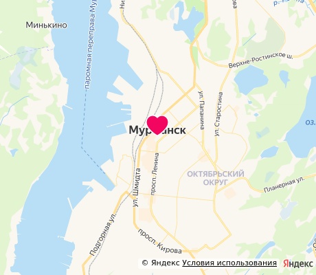 На карте