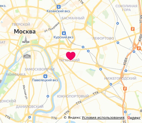 На карте