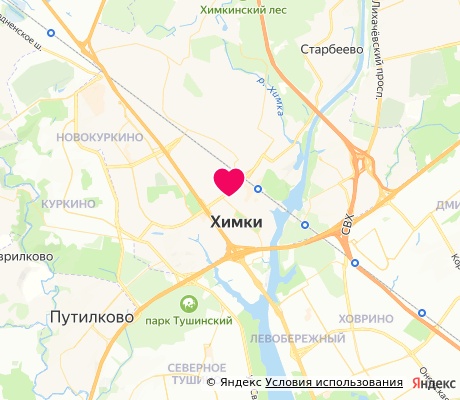 На карте