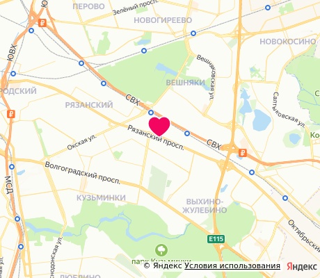 На карте