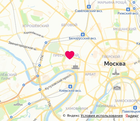 На карте