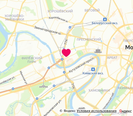 На карте