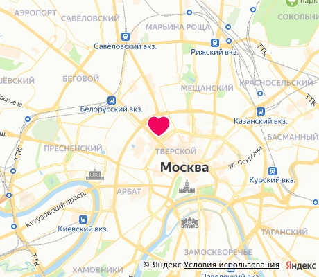 На карте