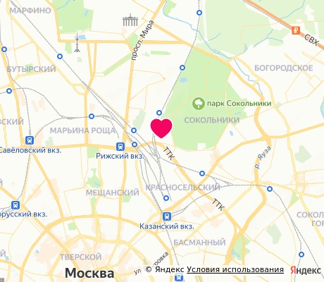 На карте