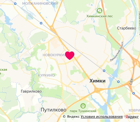 На карте