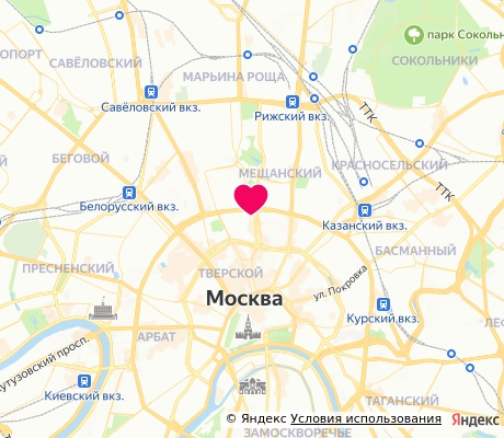 На карте