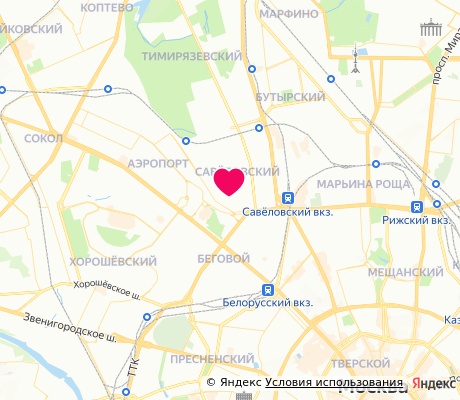 На карте