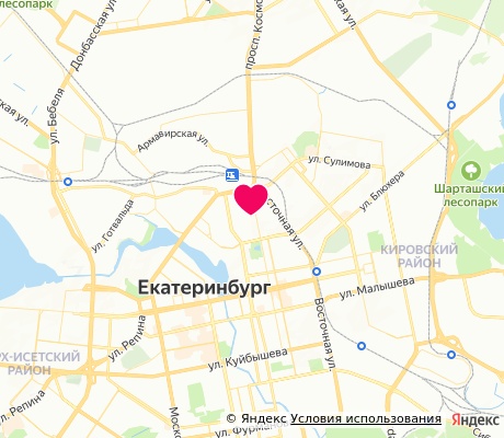 На карте