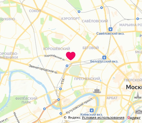 На карте