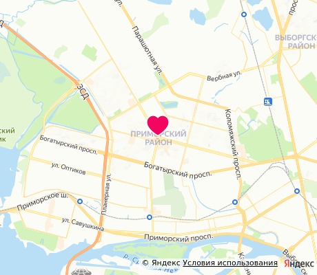 На карте