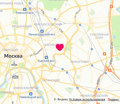 На карте