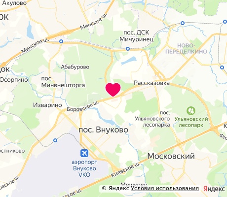 На карте