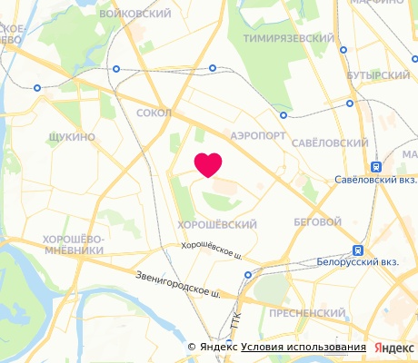 На карте