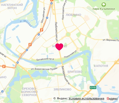 На карте