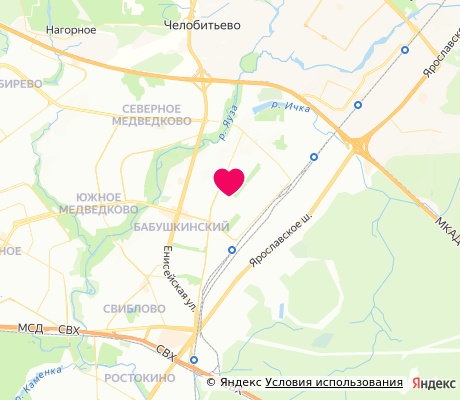 На карте