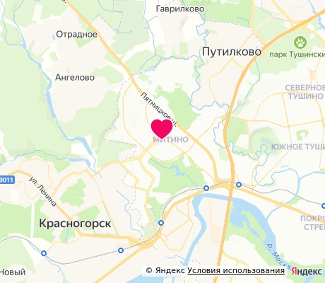 На карте