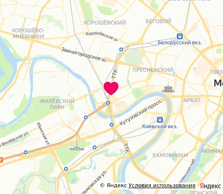 На карте