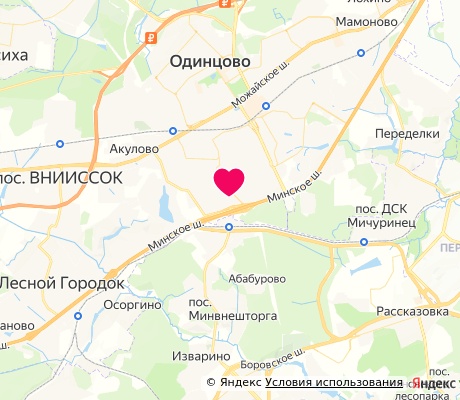 На карте