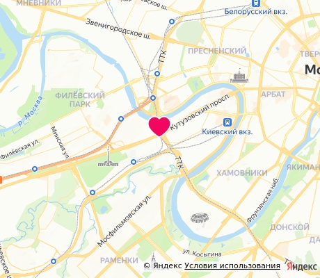 На карте