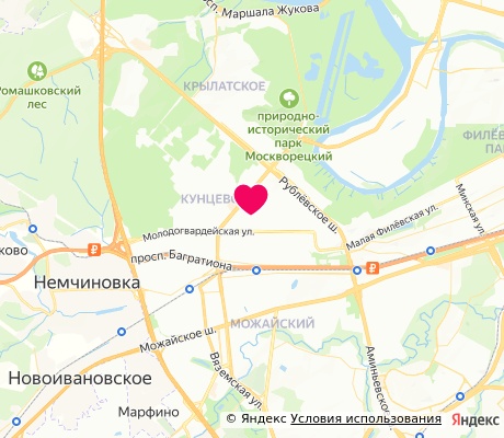На карте