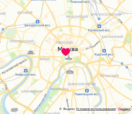 На карте
