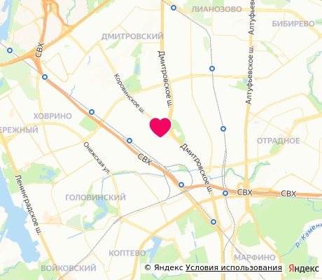 На карте