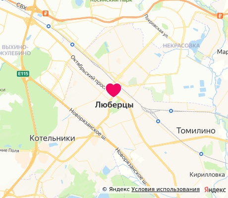 На карте