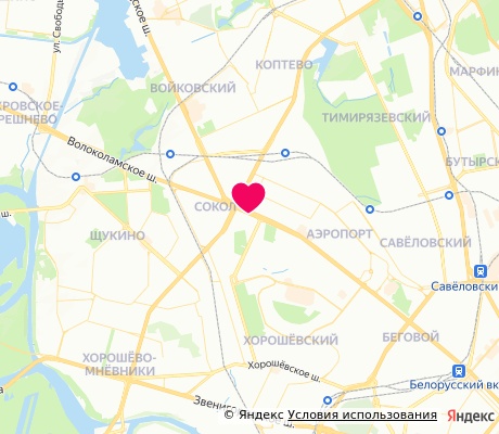 На карте