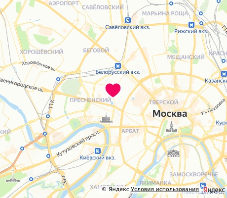 На карте