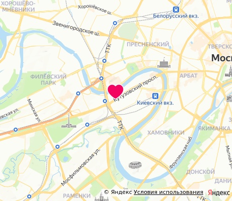 На карте