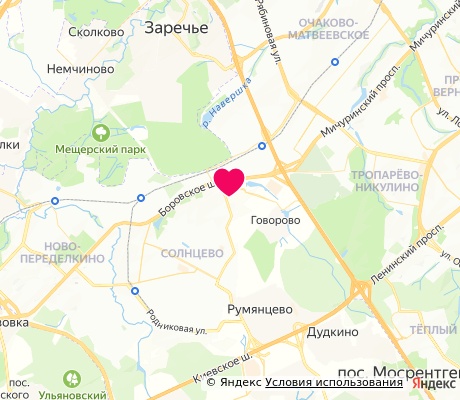 На карте