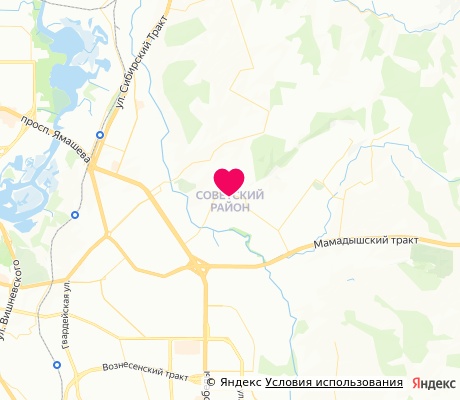 На карте