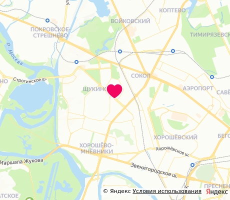 На карте