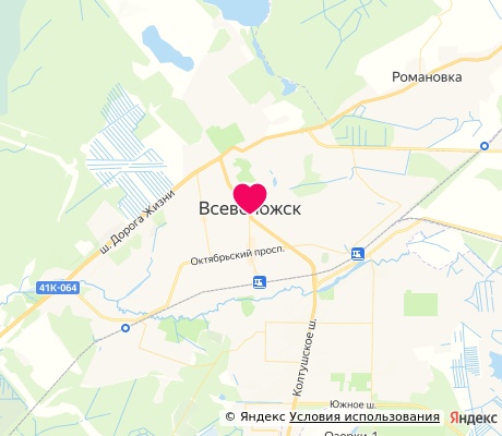 На карте