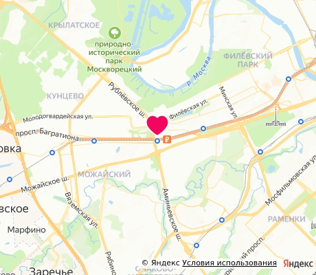 На карте