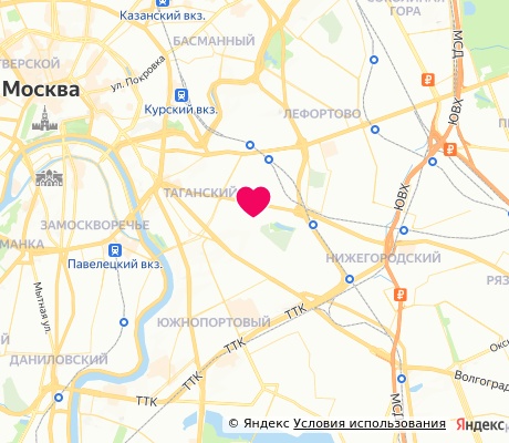 На карте
