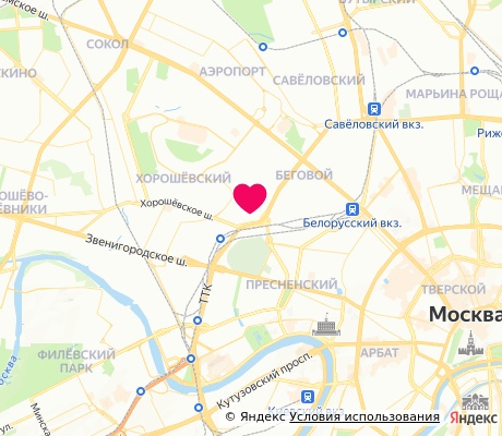 На карте