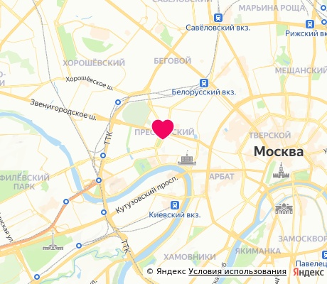 На карте
