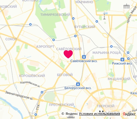 На карте