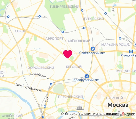 На карте