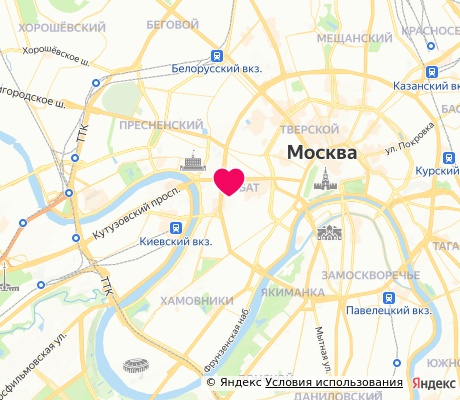 На карте