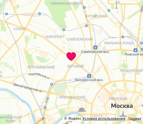 На карте