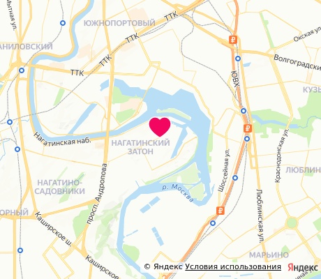 На карте