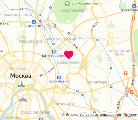 На карте
