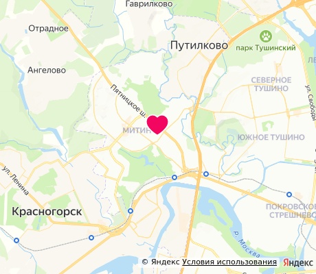 На карте