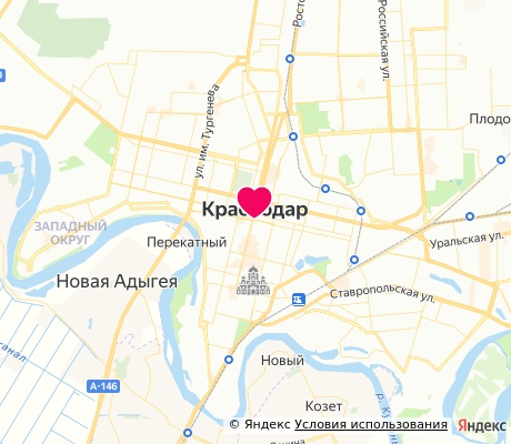 На карте