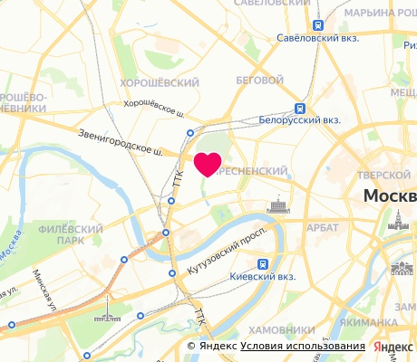 На карте